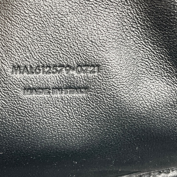 SAINT LAURENT BLACK MATELASSE CHEVRON QUILTED CALFSKIN LEATHER MINI LOU CAMERA B - Picture 13 of 13